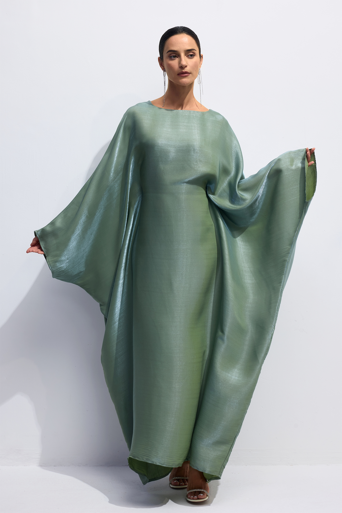 Madeline Batwing Sleeve Maxi Kaftan-purelyfable