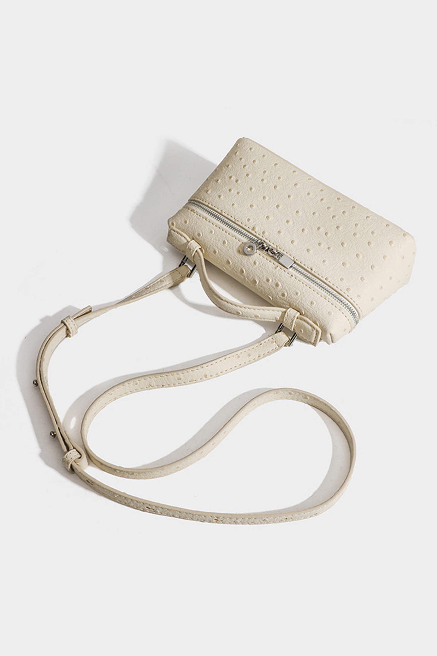 Artificial Leather Crossbody Bag-purelyfable