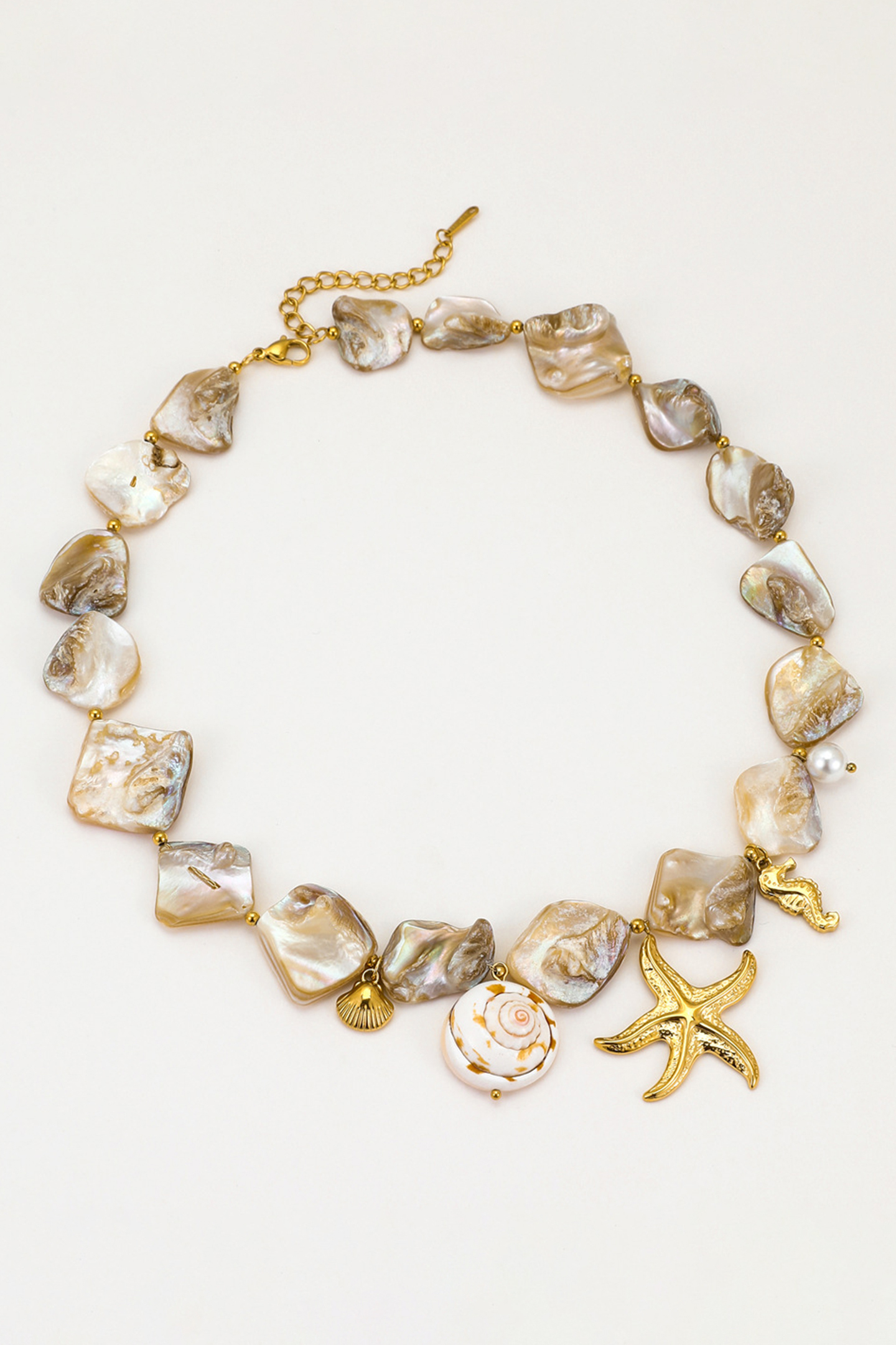 Starfish Charm Necklace-purelyfable