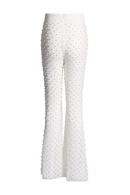 Maureen Pearl Embellished Blazer/Pants-purelyfable
