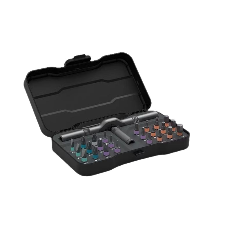 Ratchet Screwdriver Set 24-In-1 High Hardness S2 Steel Bit Multi-Functional Repair And Disassembly Combination Tool