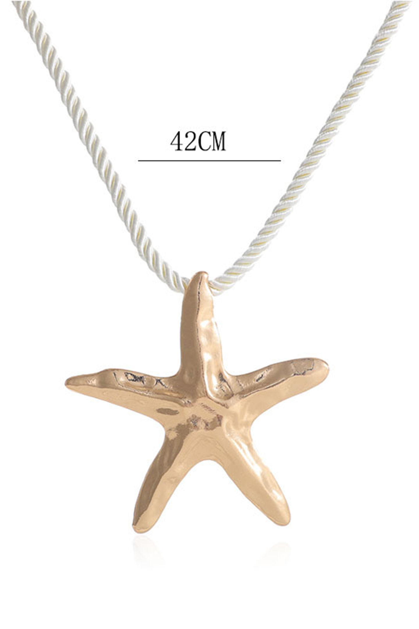 Starfish Rope Necklace-purelyfable