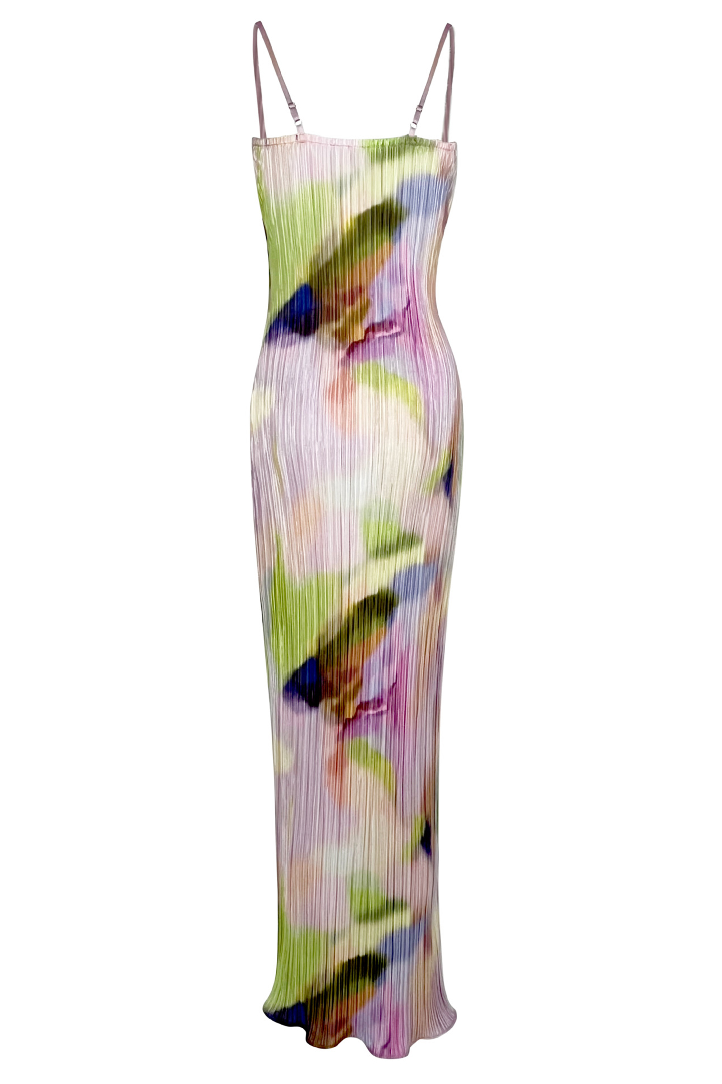 Peggy Abstract Print Spaghetti Strap Maxi Dress-purelyfable