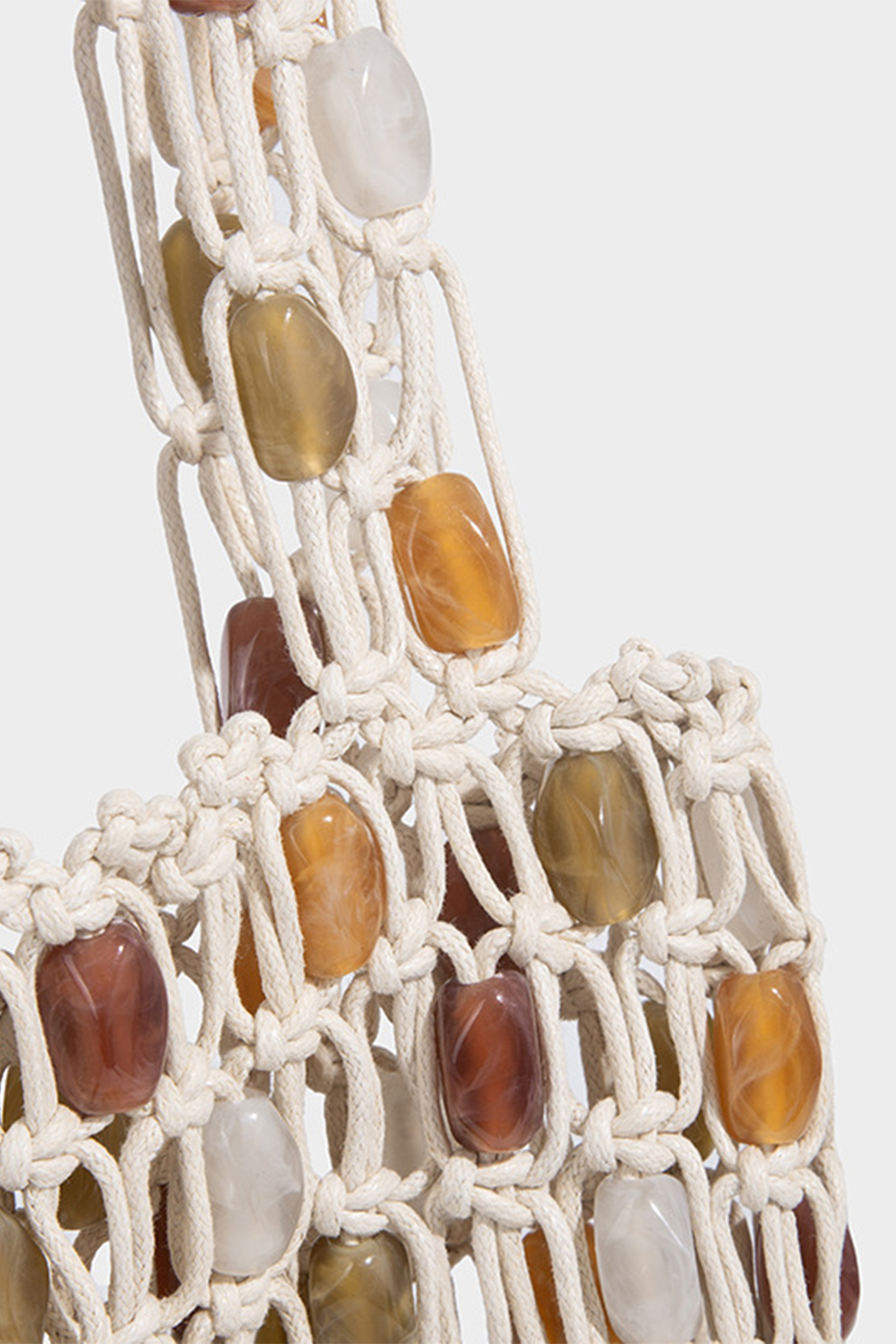 Multicolor Beaded Tote Bag-purelyfable