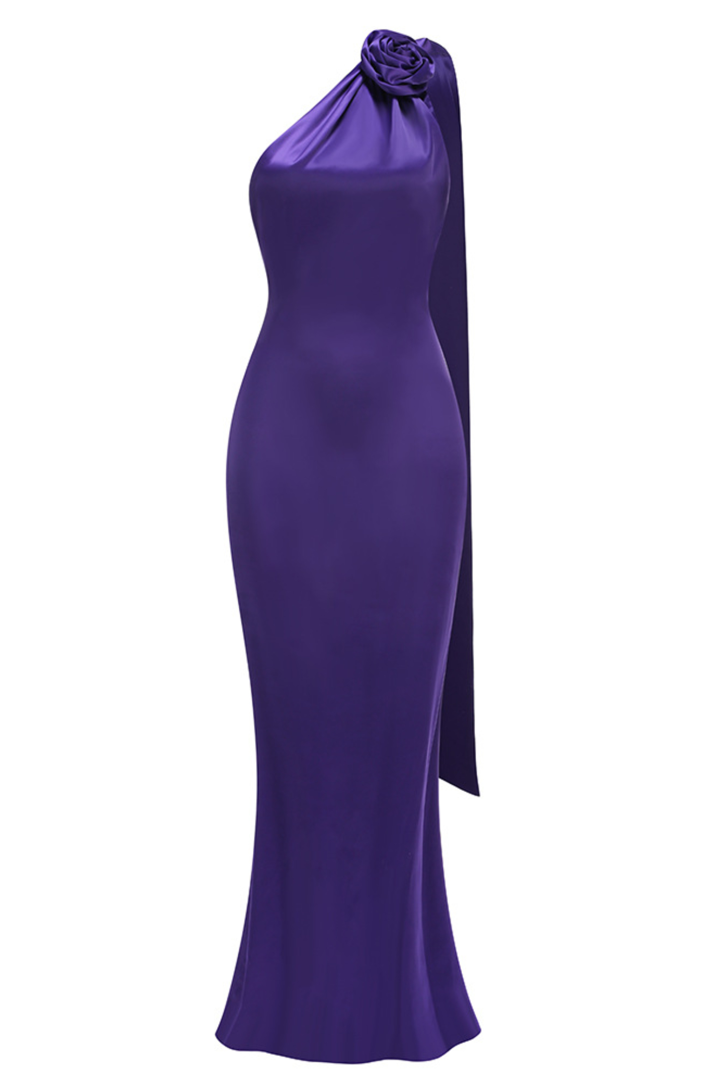Verna Halter Floral Maxi Satin Dress-purelyfable