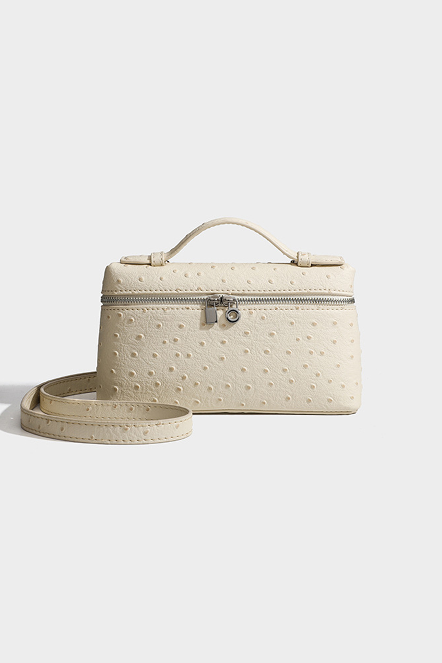 Artificial Leather Crossbody Bag-purelyfable