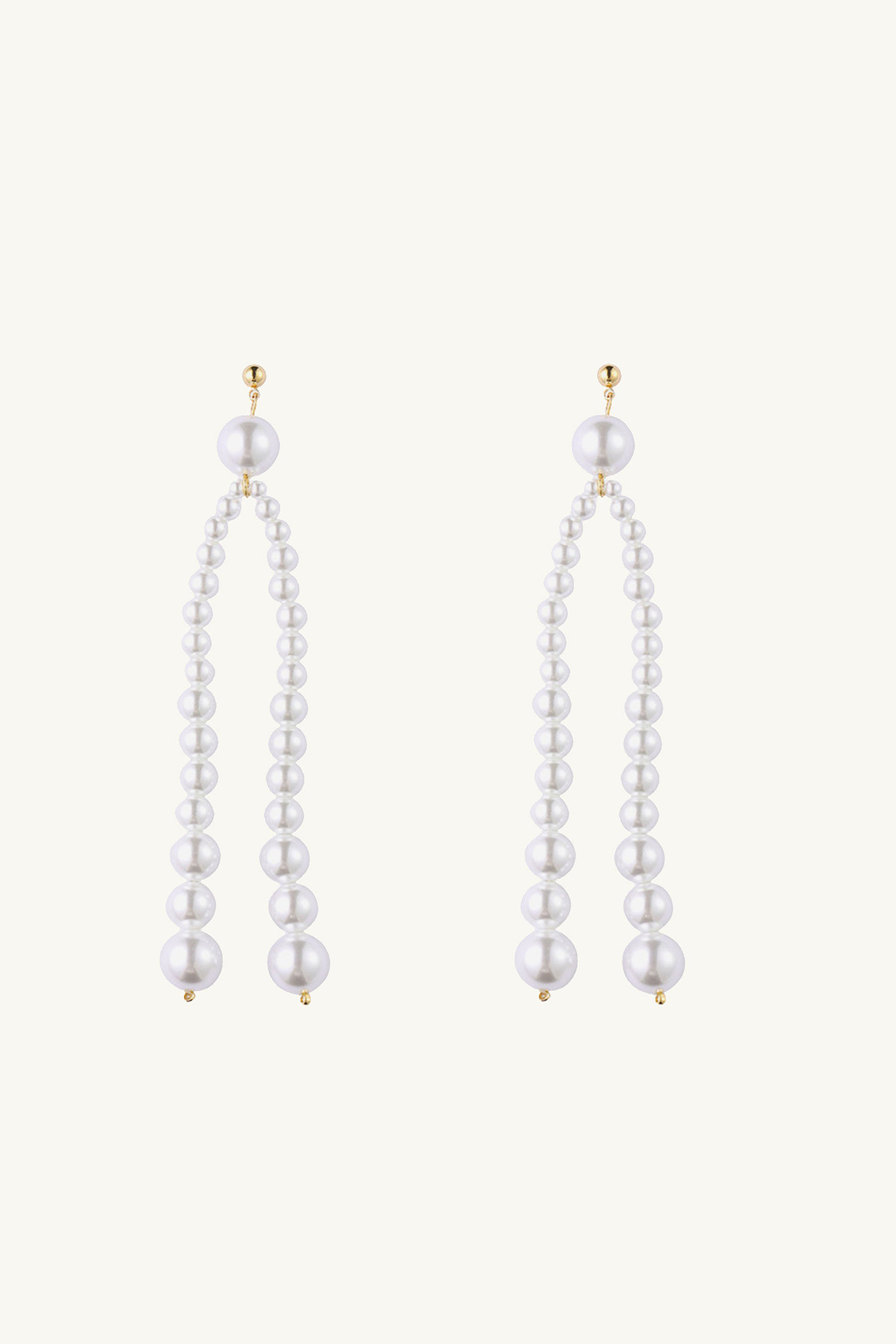 Pearl Chandelier Drop Earrings-purelyfable