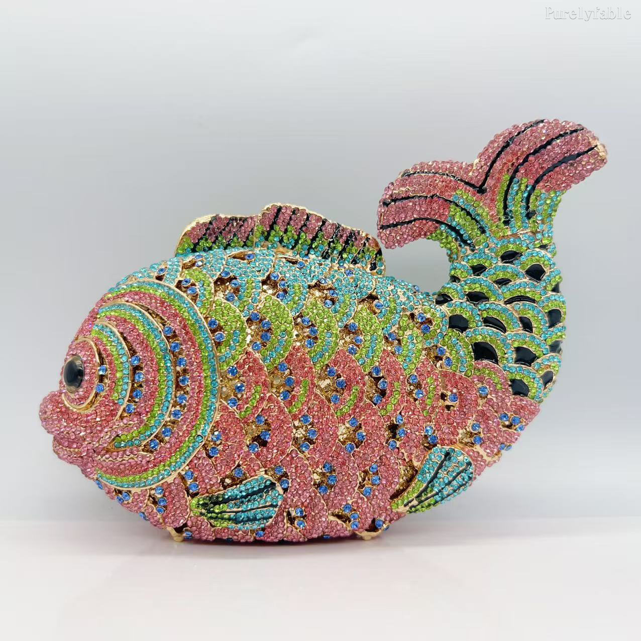 Blue Pink Carp Dinner Bag