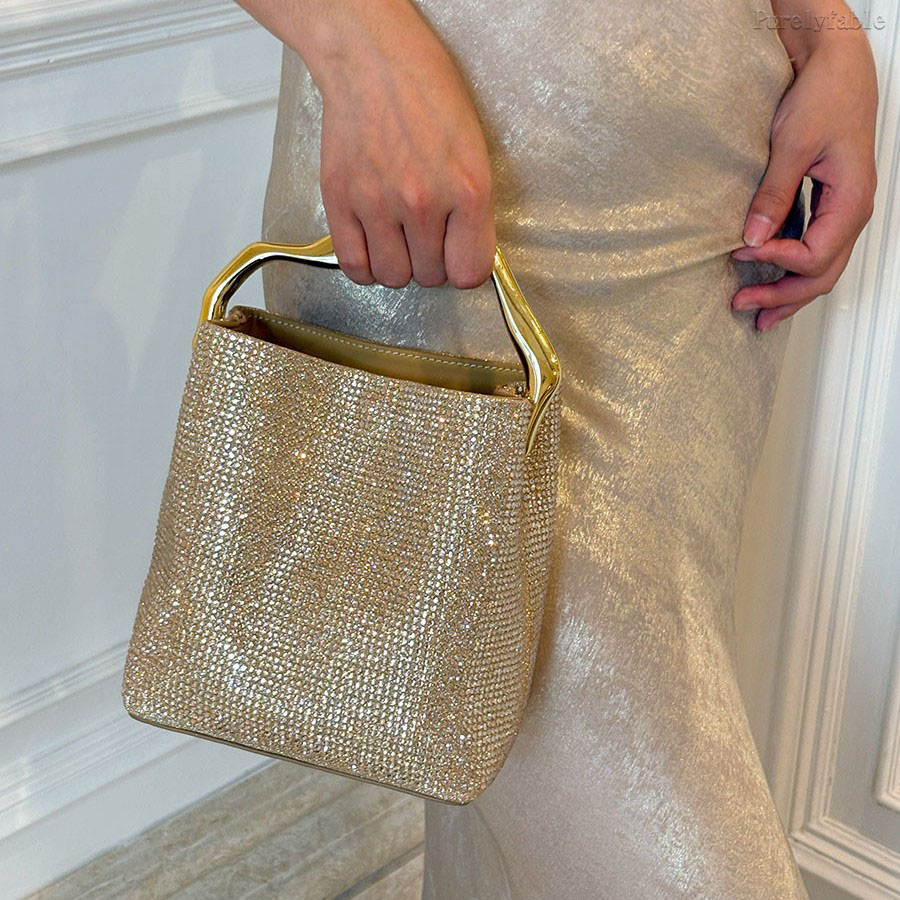 Silver Bucket Bag