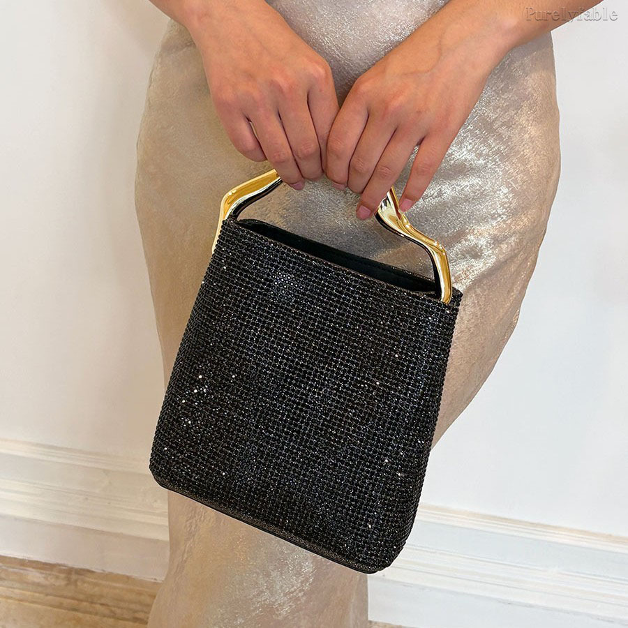 Silver Bucket Bag
