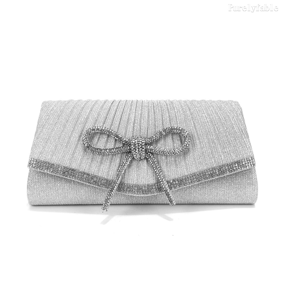 Silver Banquet Handbag