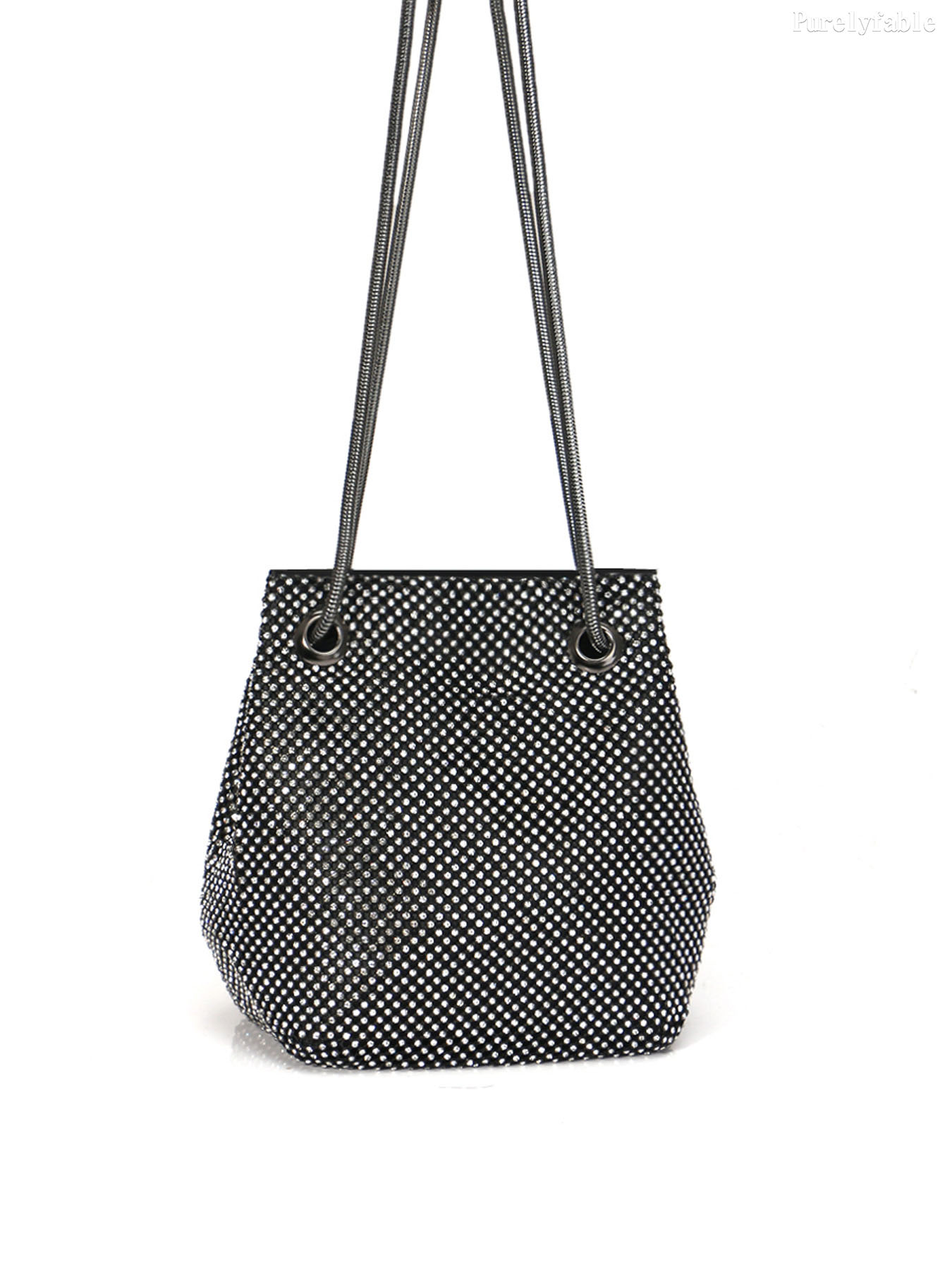 Silver Crossbody Bag