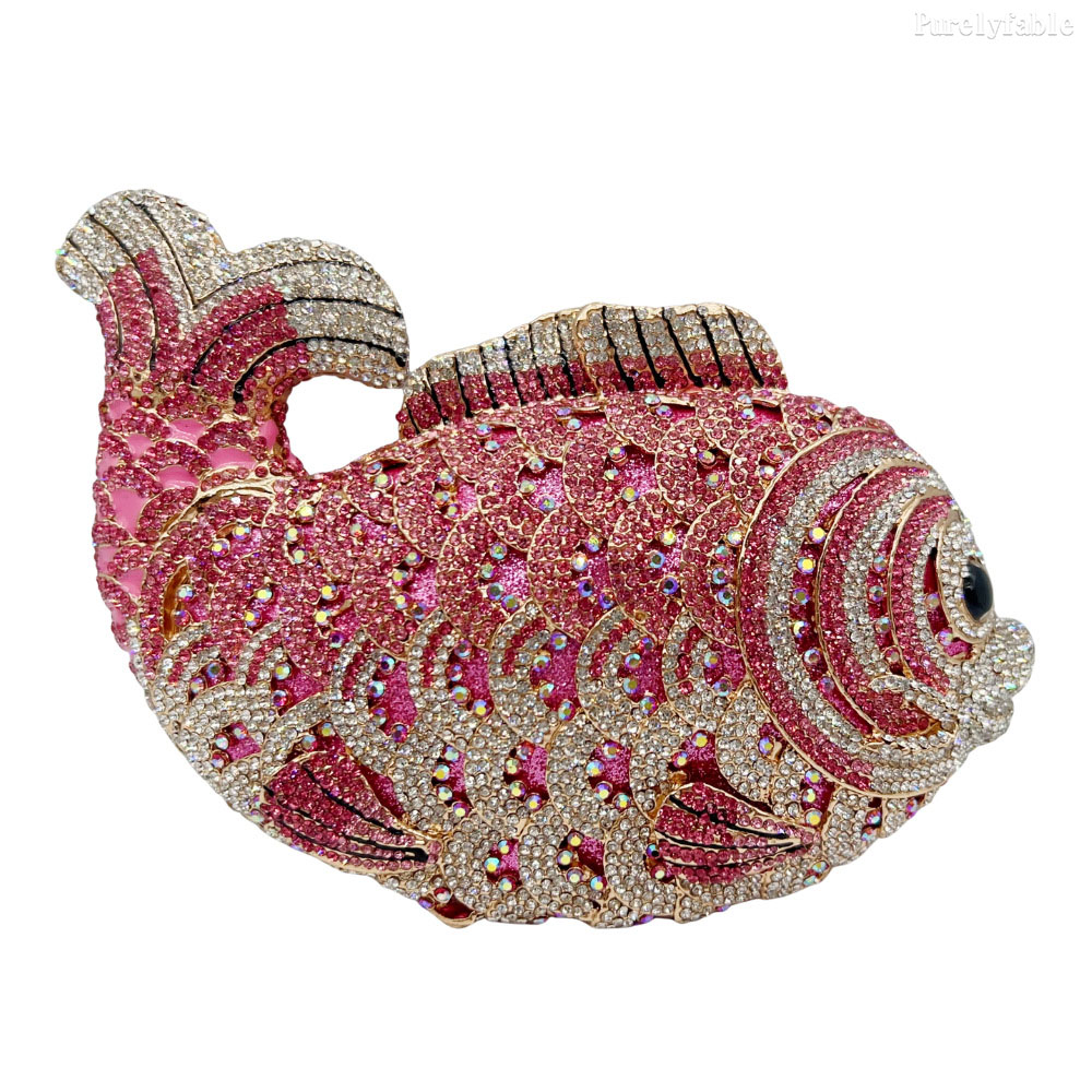 Blue Pink Carp Dinner Bag