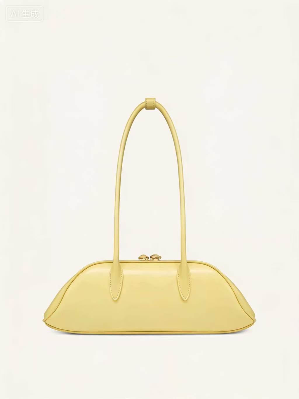 PU Semi-Circular Woven Bag