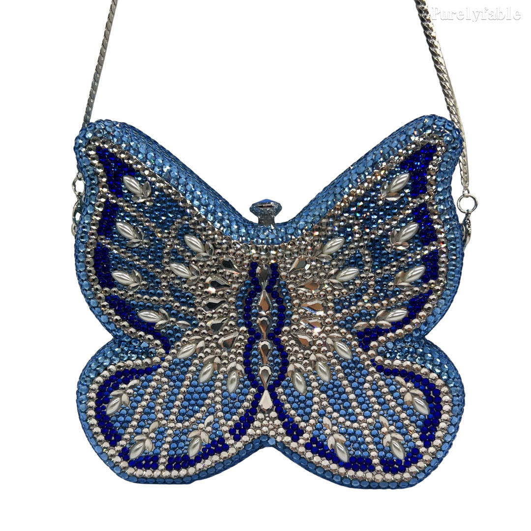 Pink Butterfly Shaped Dinner Bag