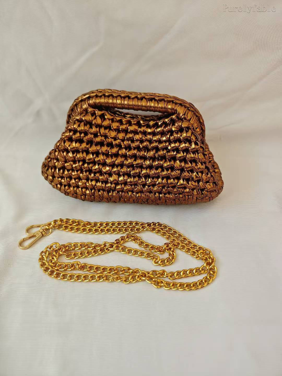 Red Chain Crossbody Bag