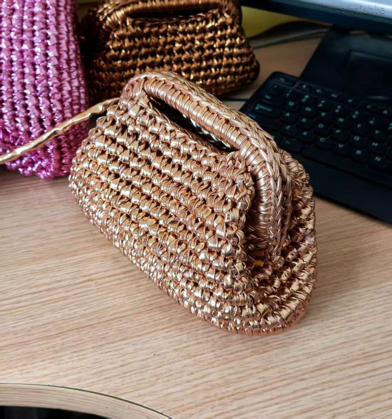 Red Chain Crossbody Bag