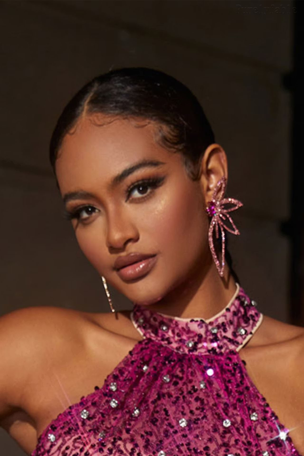 Diamond-Encrusted Butterfly Earrings