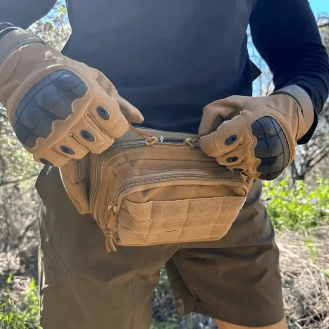 Pro-Tactical Full Finger Gloves: Ultimate Impact Protection & Precision Control