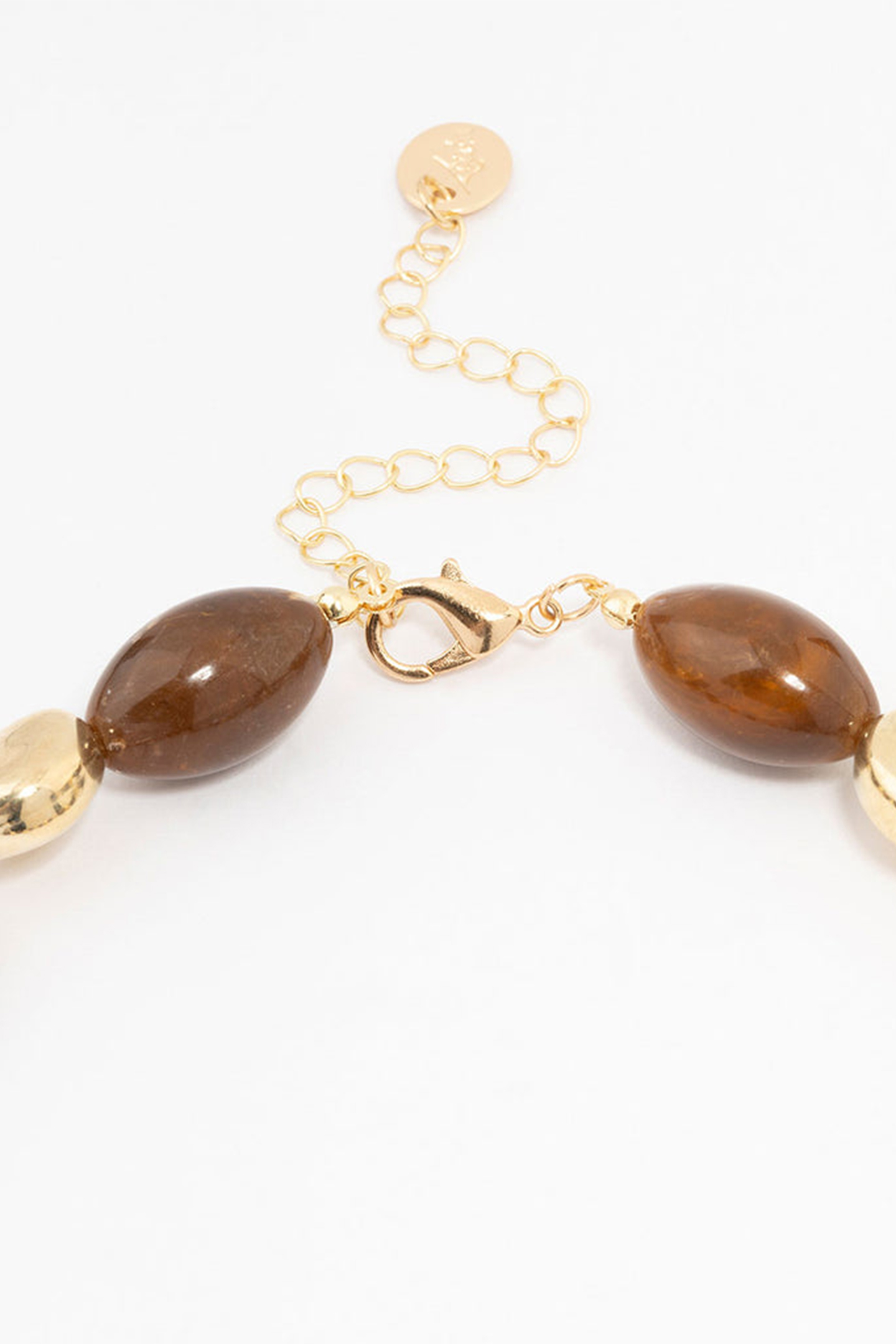 Geometric Bead Accent Necklace-purelyfable