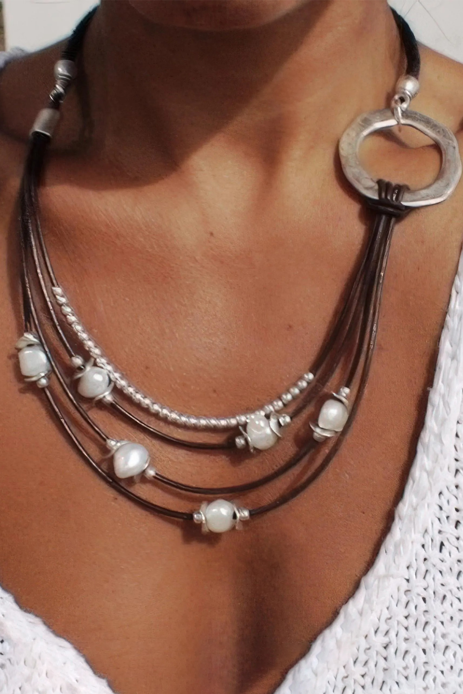 Multi-Layer Beaded Necklace-purelyfable