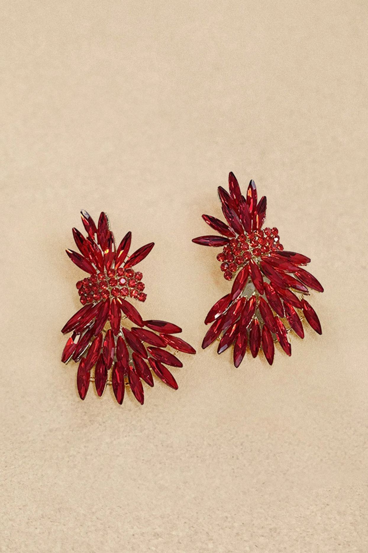 Marquise Cut Crystal Earrings-purelyfable