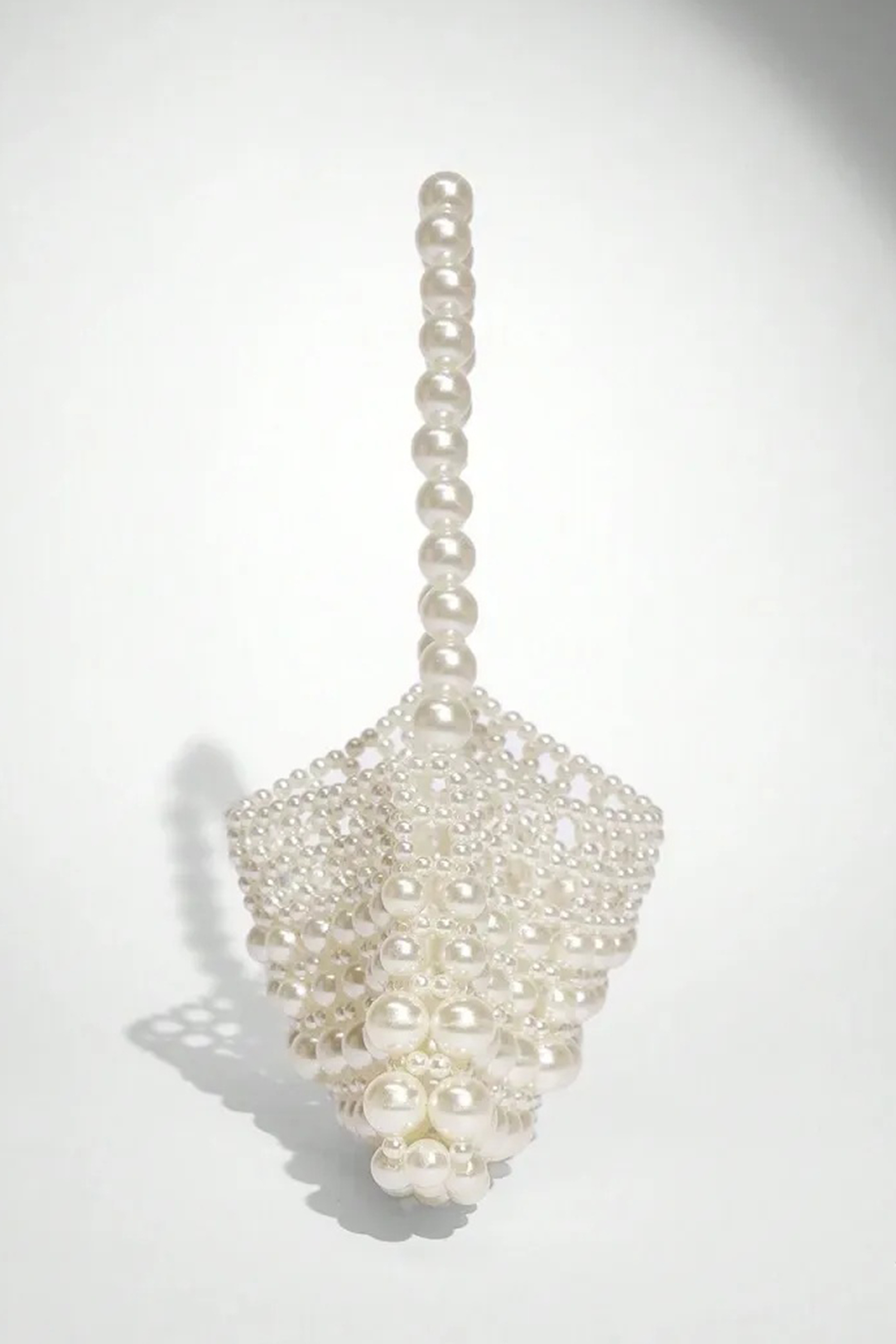 Pearl Beaded Shoulder Bag-purelyfable