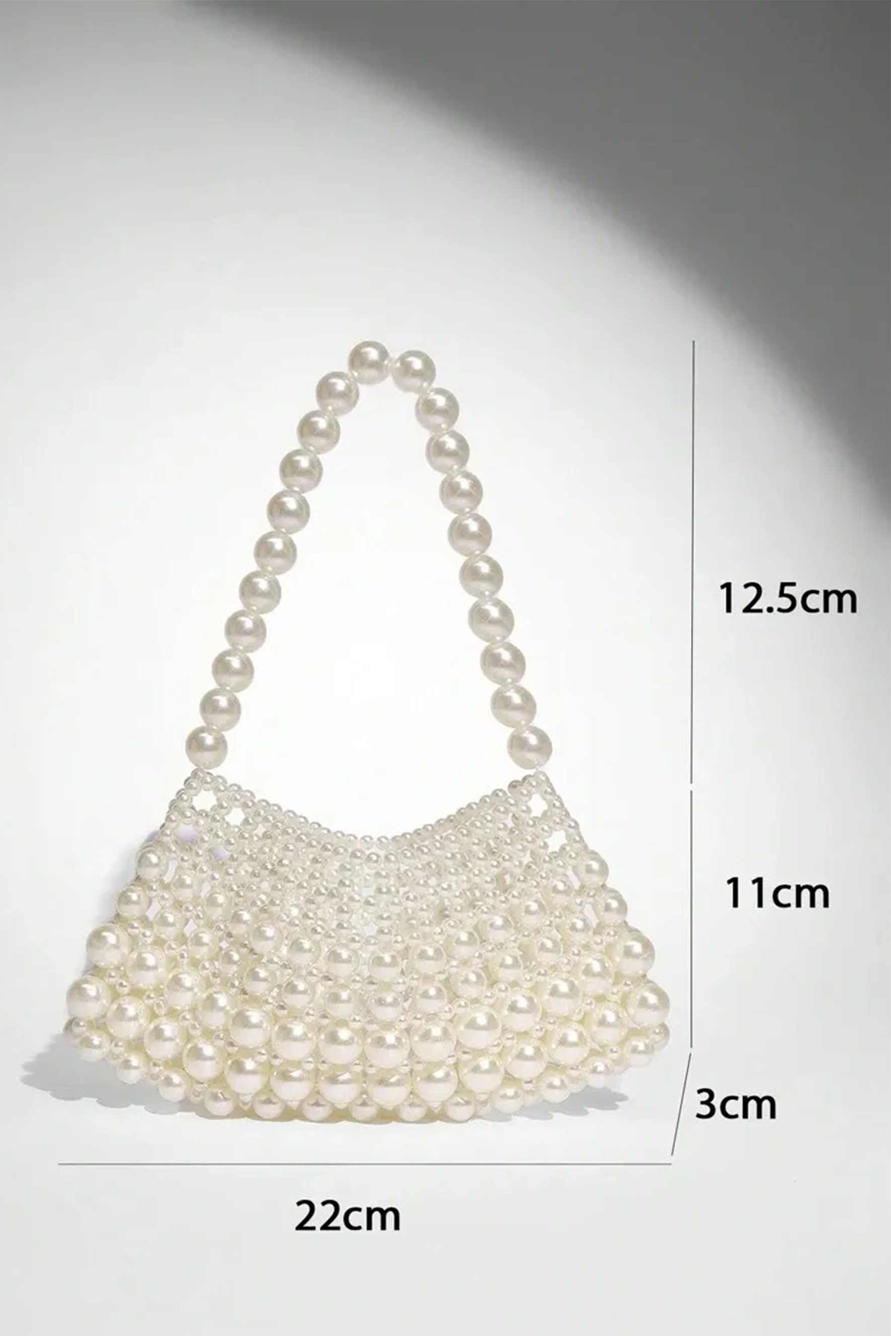 Pearl Beaded Shoulder Bag-purelyfable