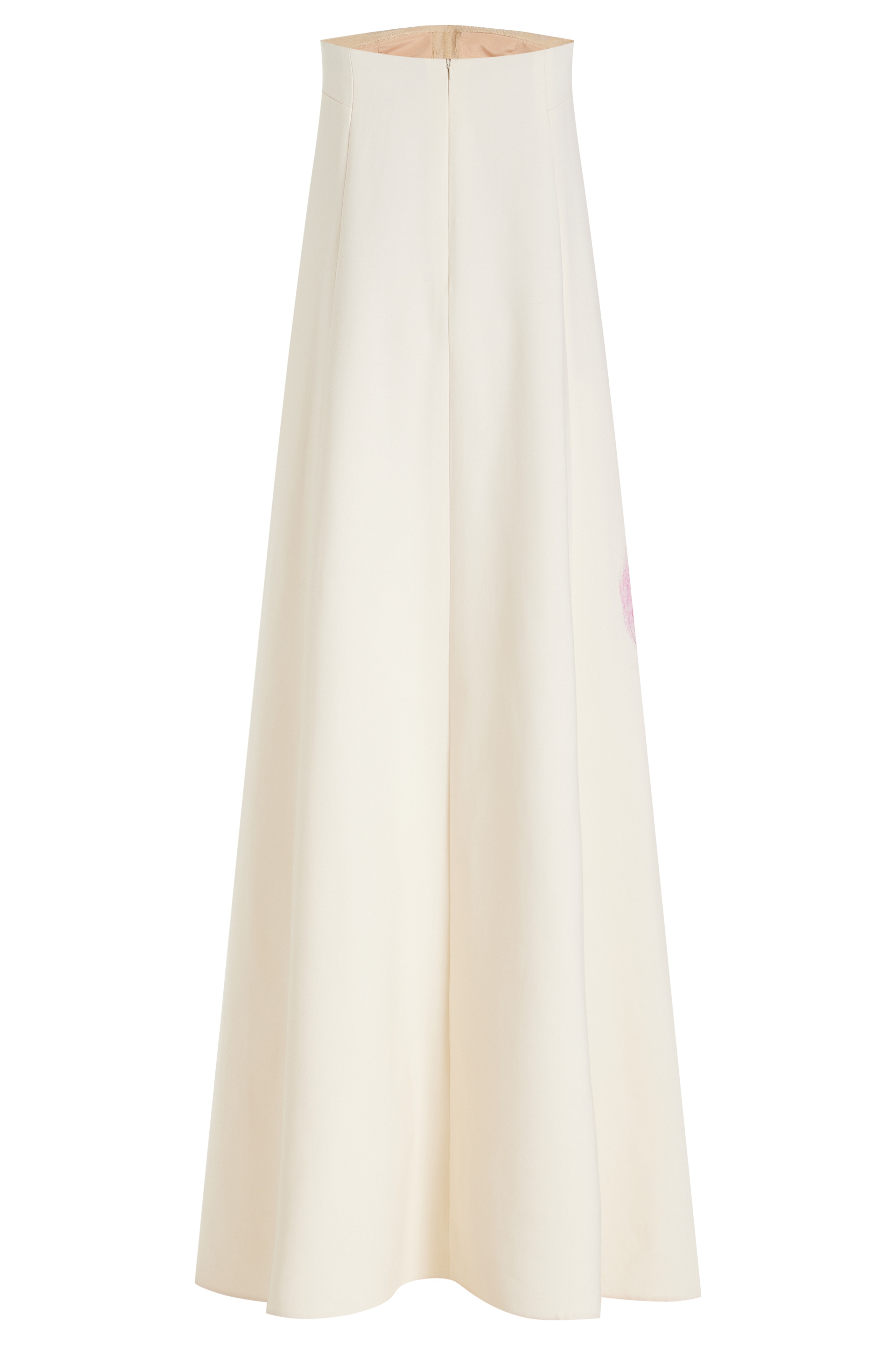 Dorothy Floral Print Strapless Satin Maxi Dress-purelyfable
