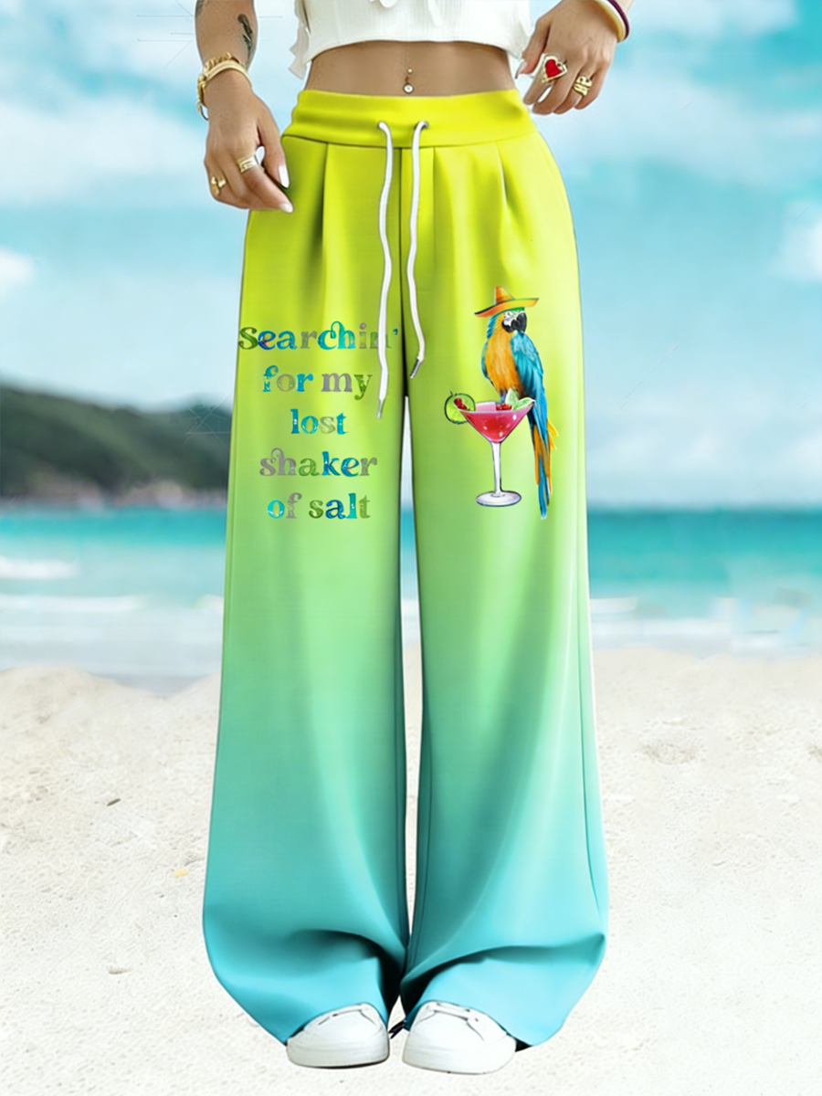 Women's Beach Vacation Printed Comfortable High Stretch Pants