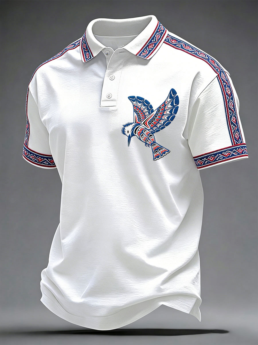 Men's Indigenous Art Casual Top