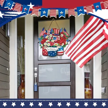 250th America Anniversary Wreath- 1776-2026 Patriotic Door Sign