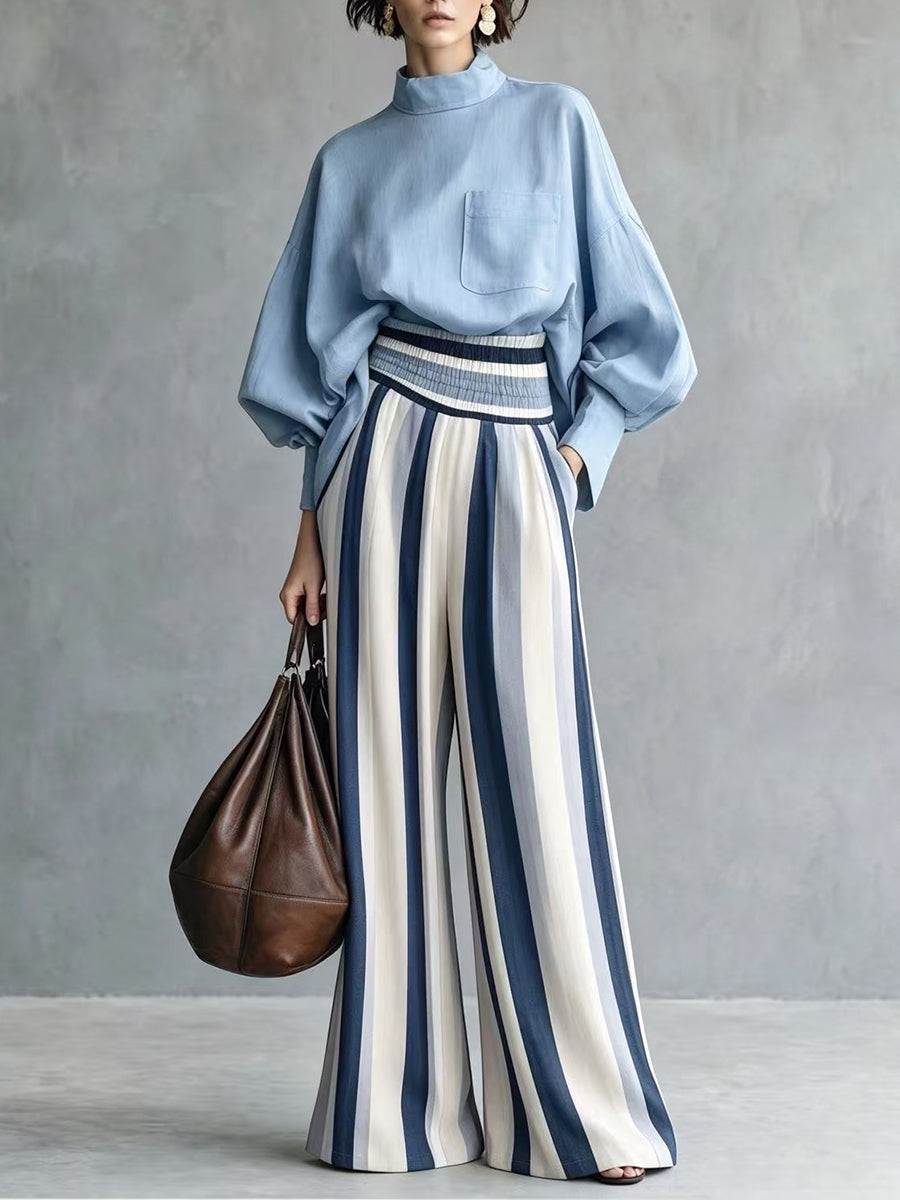 New Arrival - Stylish and Casual Linen-Cotton Blend Two-Piece Set