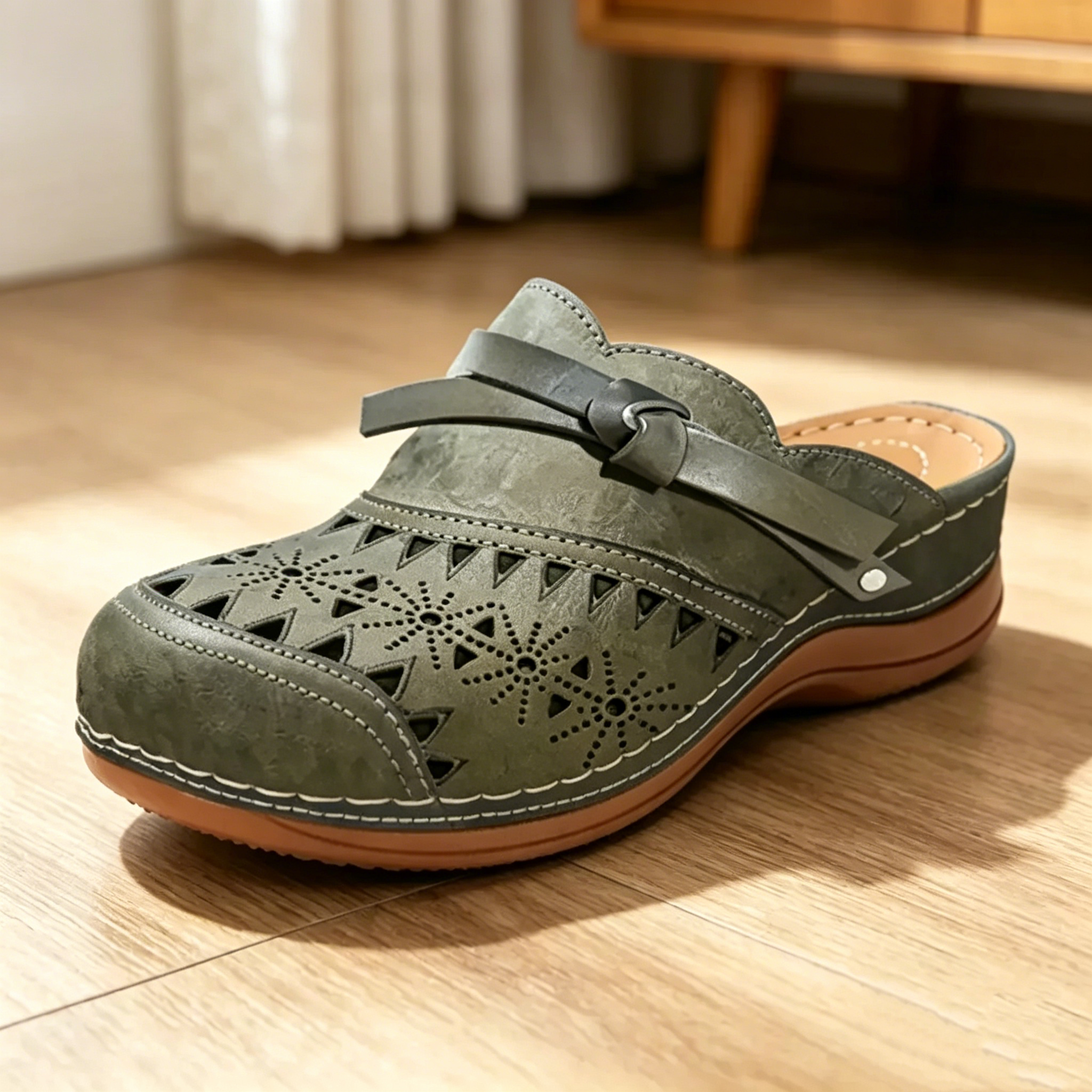 Last day 70% off-Women’s Bowknot Wedge Sandals – Arch Support & Everyday Comfort