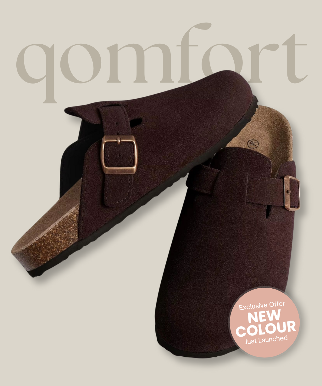 Genuine Suede Clogs by Qomfort