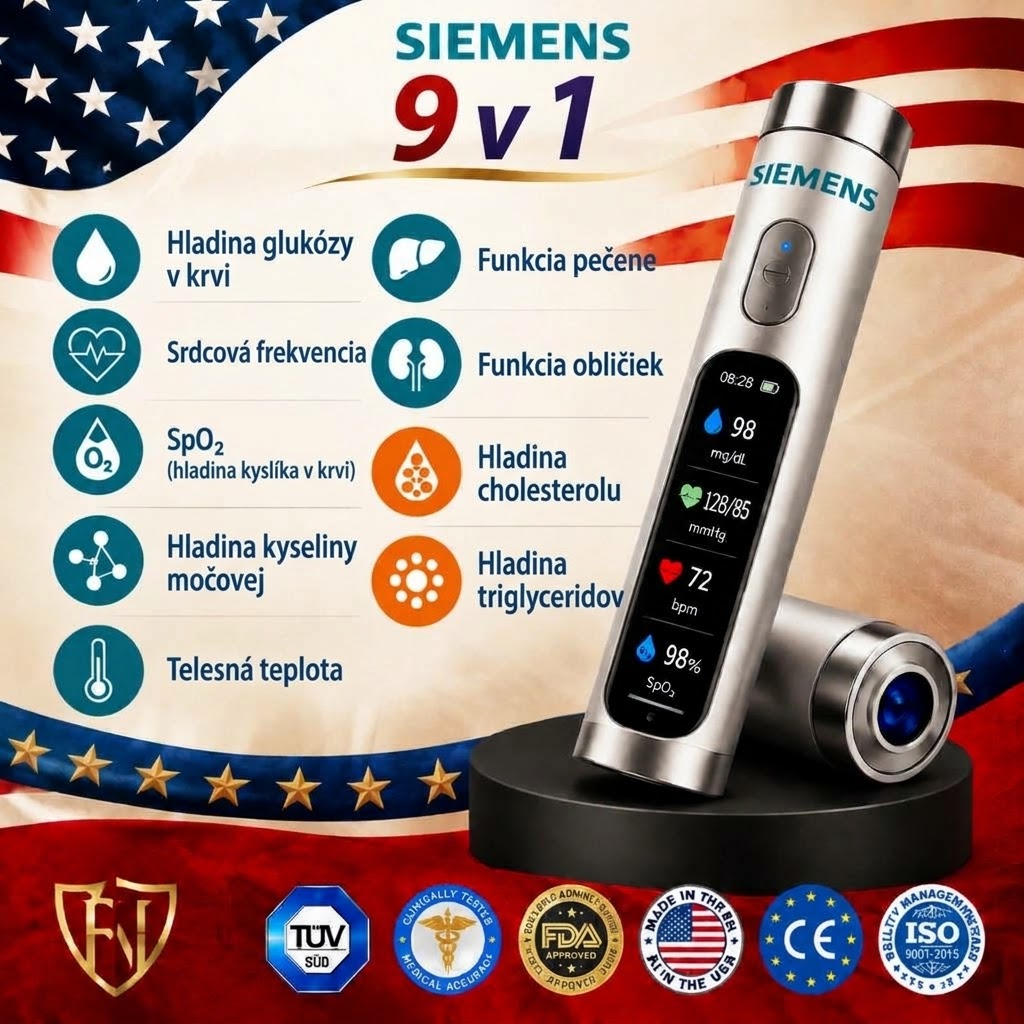 ✅ Neinvazívne inteligentné zariadenie na sledovanie hladiny cukru v krvi s 99,9 % presnosťou