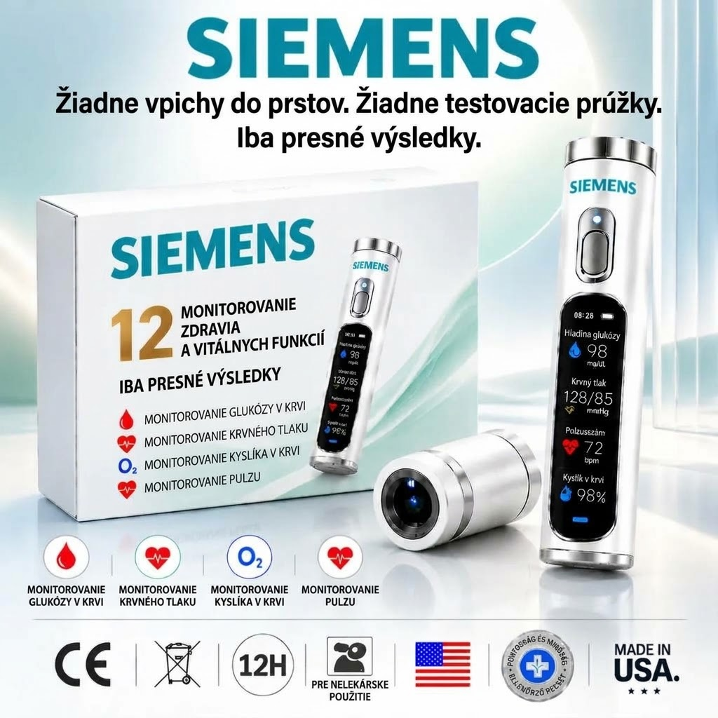 ✅ Neinvazívne inteligentné zariadenie na sledovanie hladiny cukru v krvi s 99,9 % presnosťou
