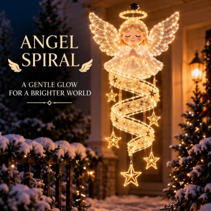 ⏳ Last Day 49% OFF – 🎄Christmas Magic SpiralTM Hanging LED Light Collection 