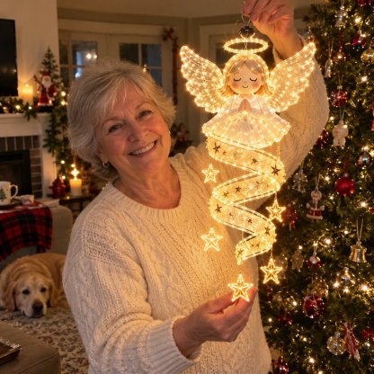 ⏳ Last Day 49% OFF – 🎄Christmas Magic SpiralTM Hanging LED Light Collection 