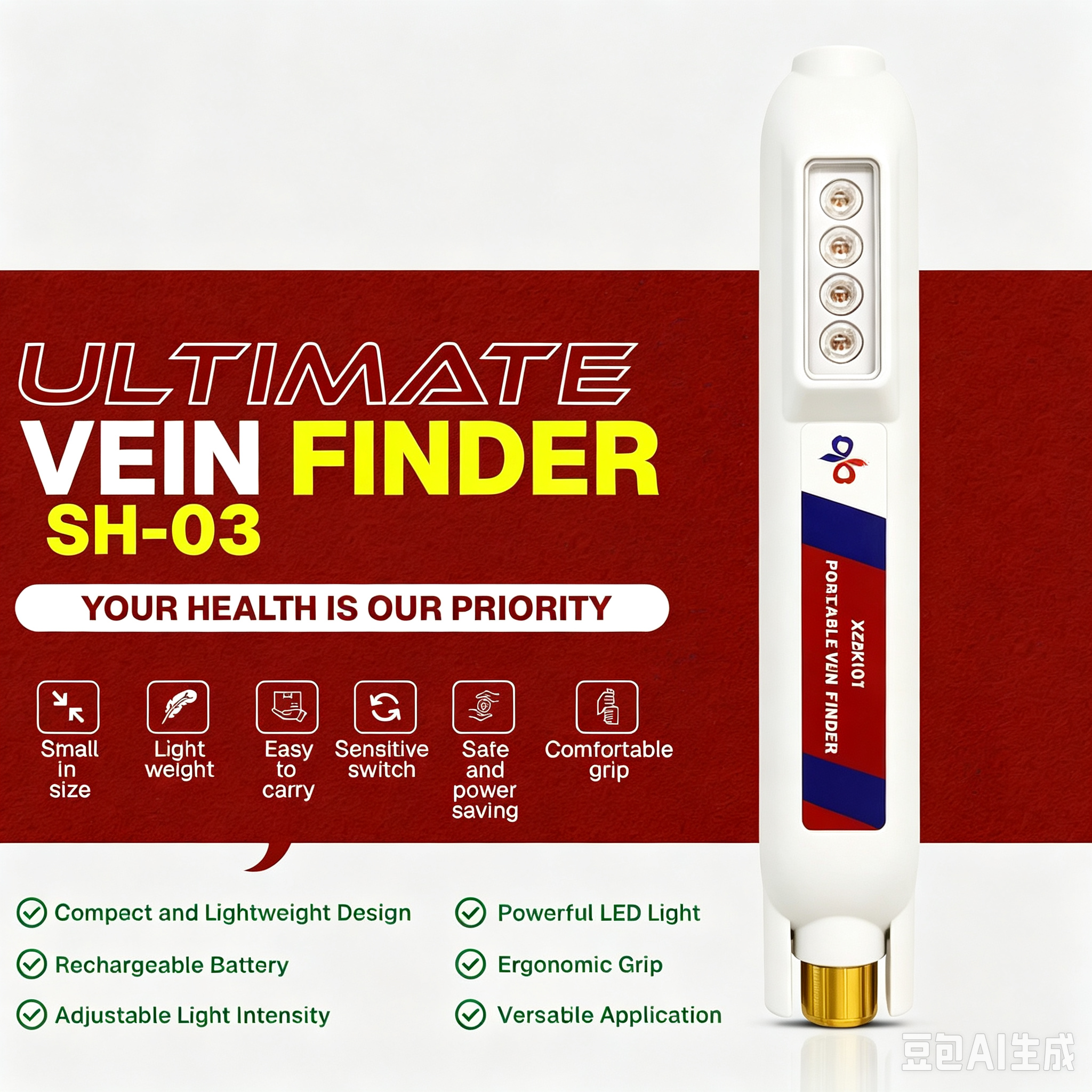 Finder Adult Baby Vascular Venipuncture Infrared