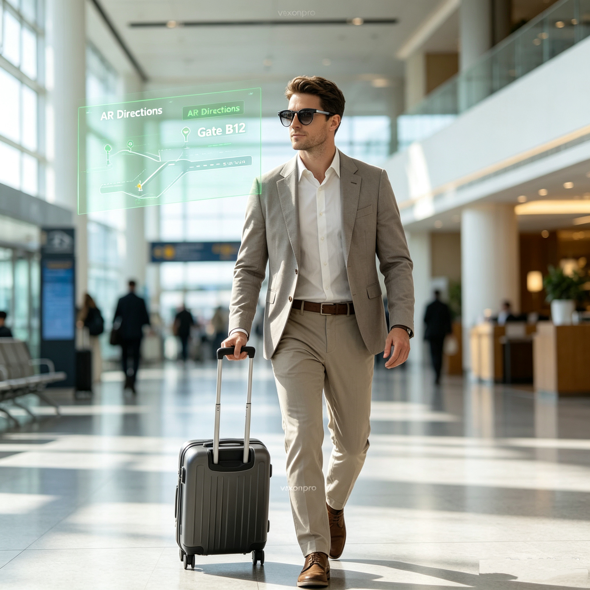 VEXONPRO™ AI Smart Glasses: Your On-the-Go Assistant
