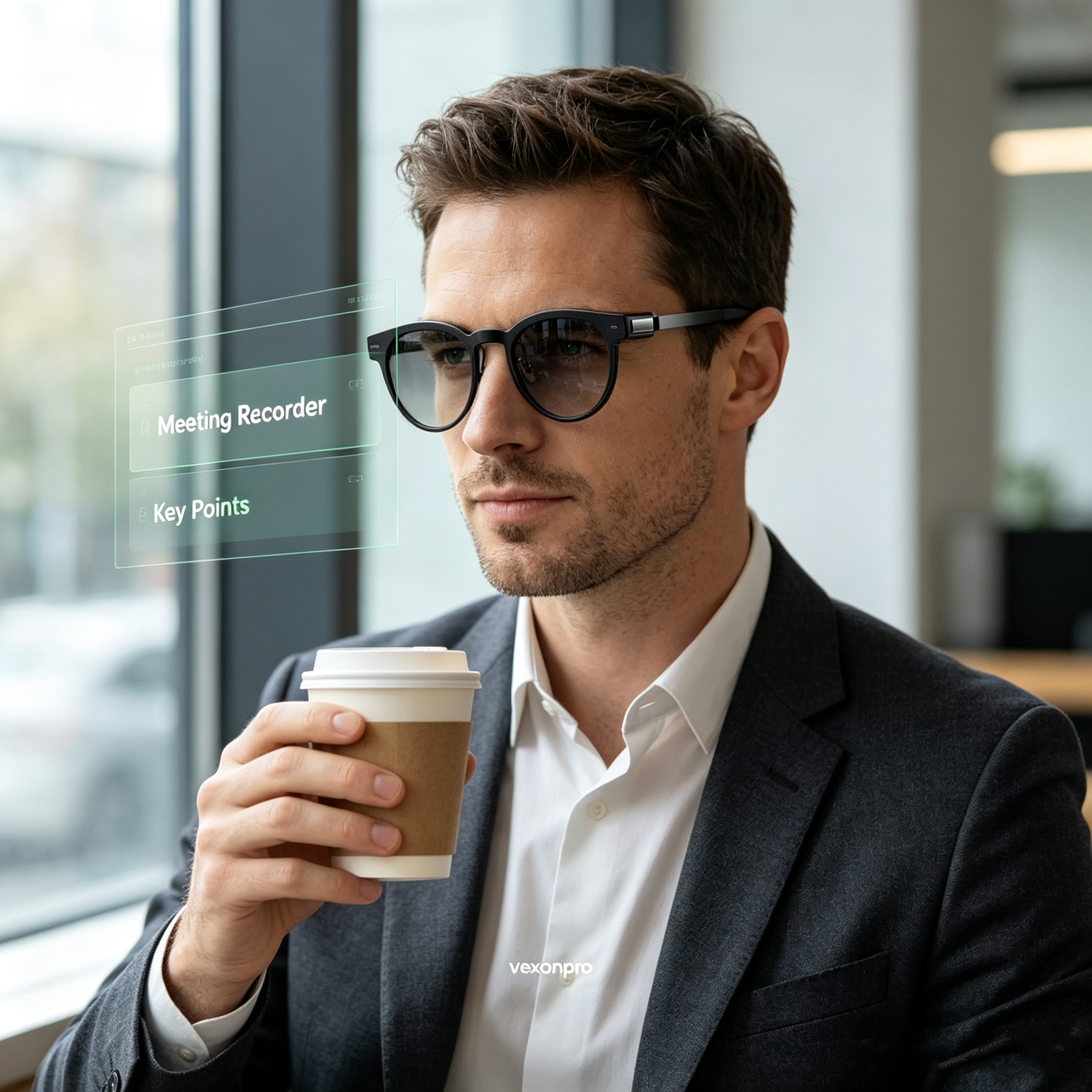 VEXONPRO™ AI Smart Glasses: Your On-the-Go Assistant