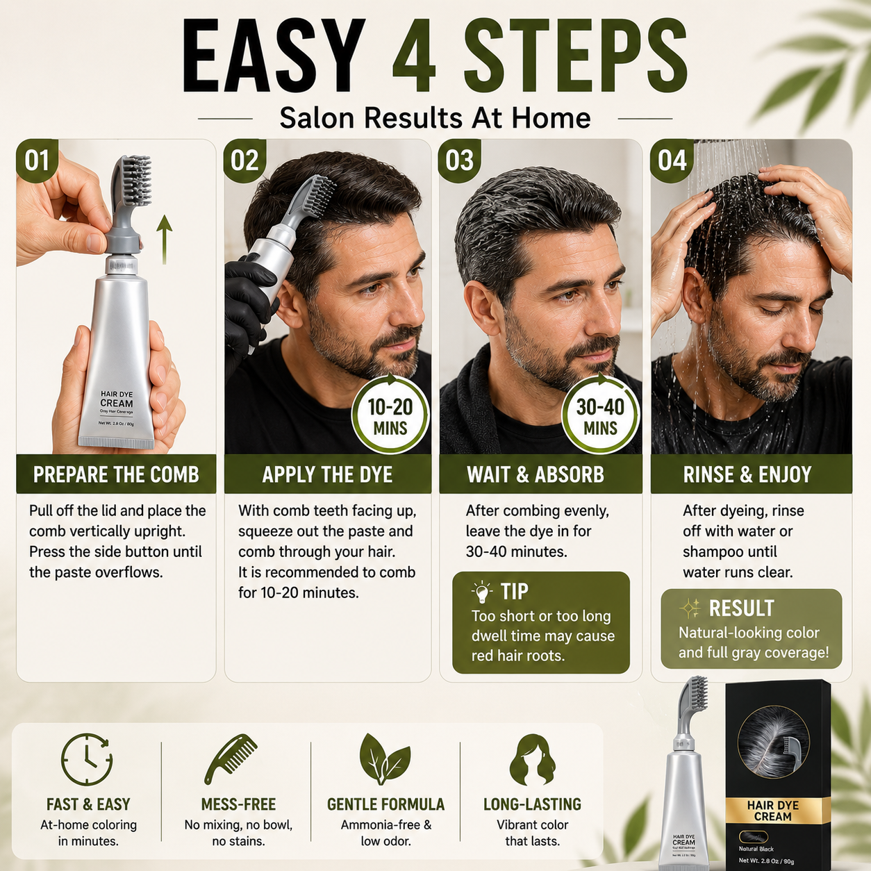 Look Younger In Minutes Easy Hair Color Touch-Up At Home