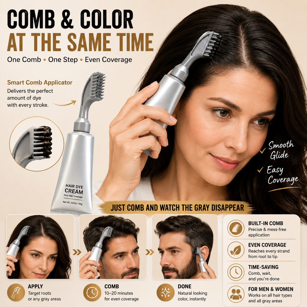 Look Younger In Minutes Easy Hair Color Touch-Up At Home