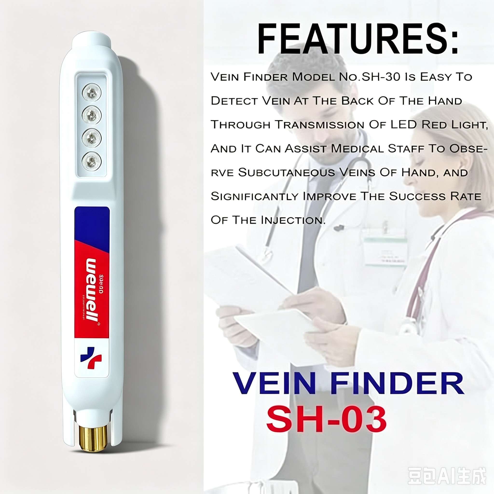 Finder Adult Baby Vascular Venipuncture Infrared