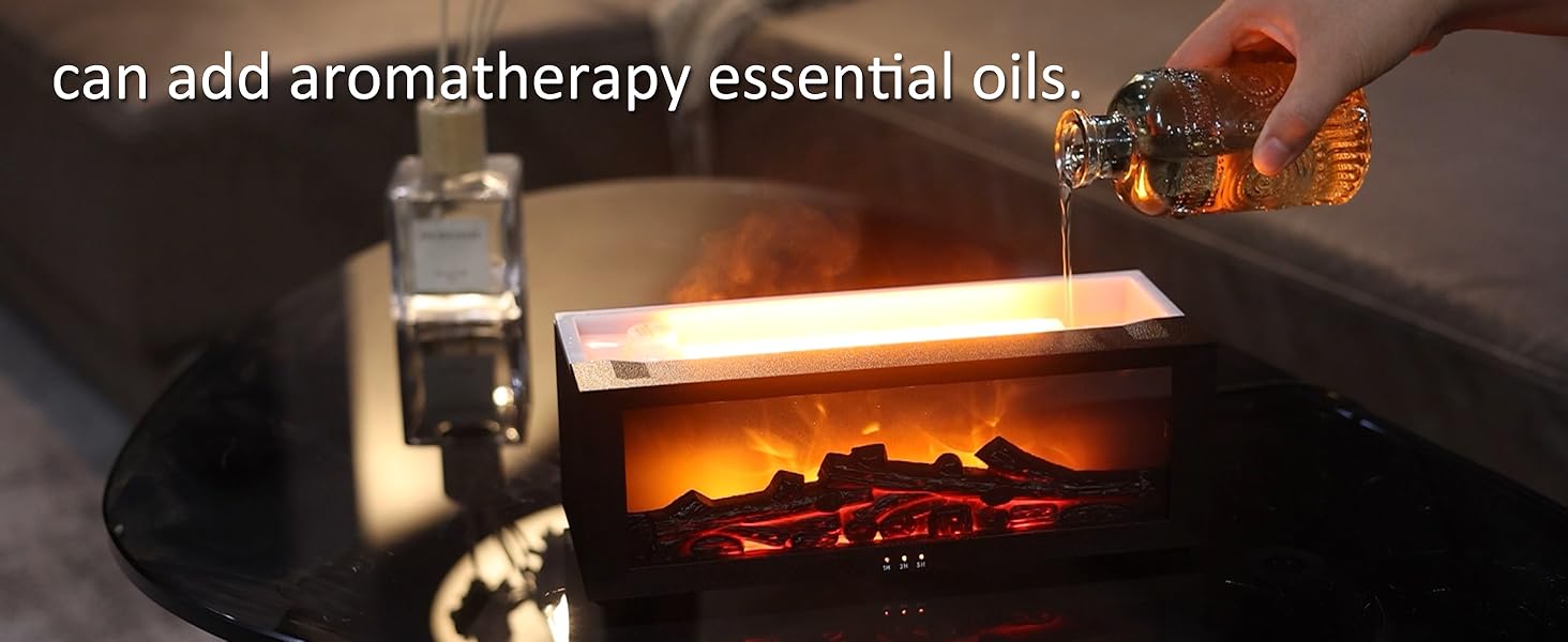 Fireplace humidifier