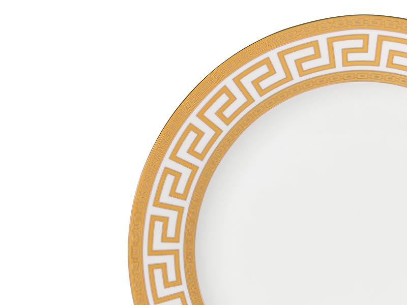 beautiful greek key design in gold