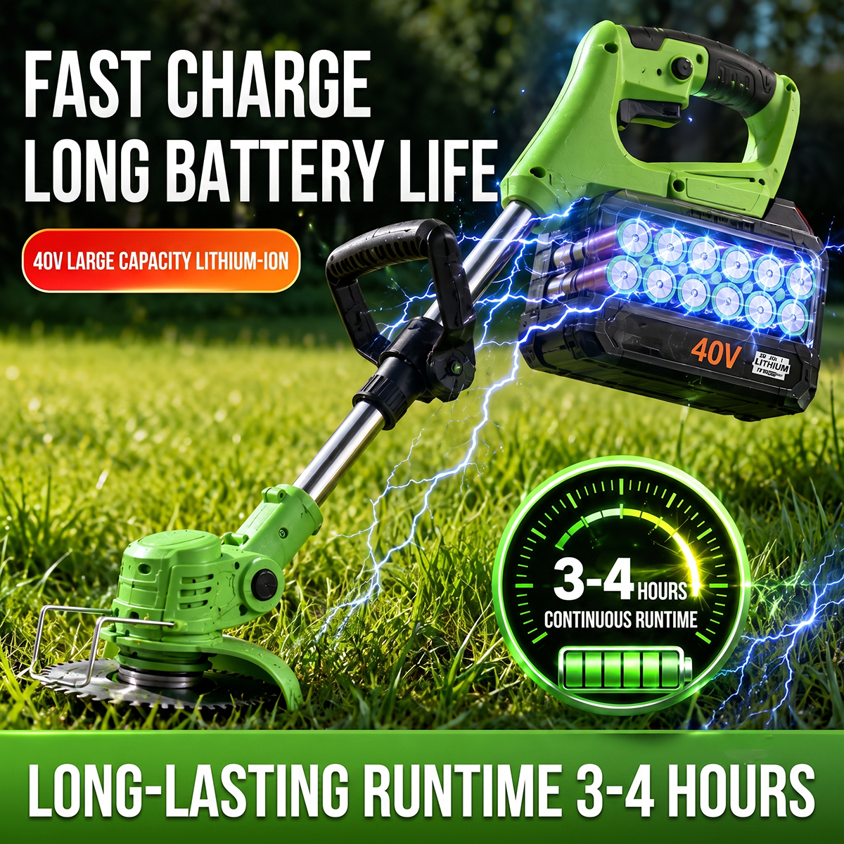 The All-in-One Trimmer That Tackles Grass, Weeds & Brush 