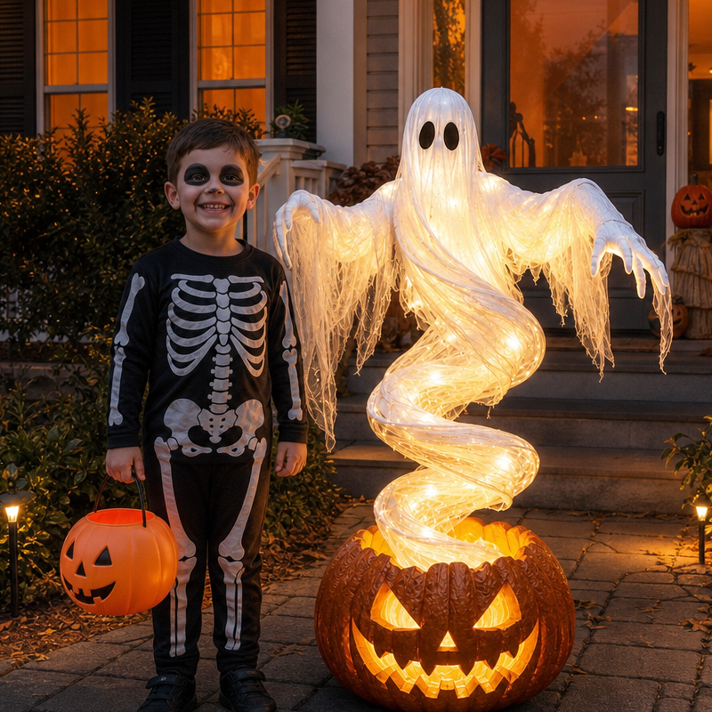 Vexonpro Swirling GhostGlow Pumpkin