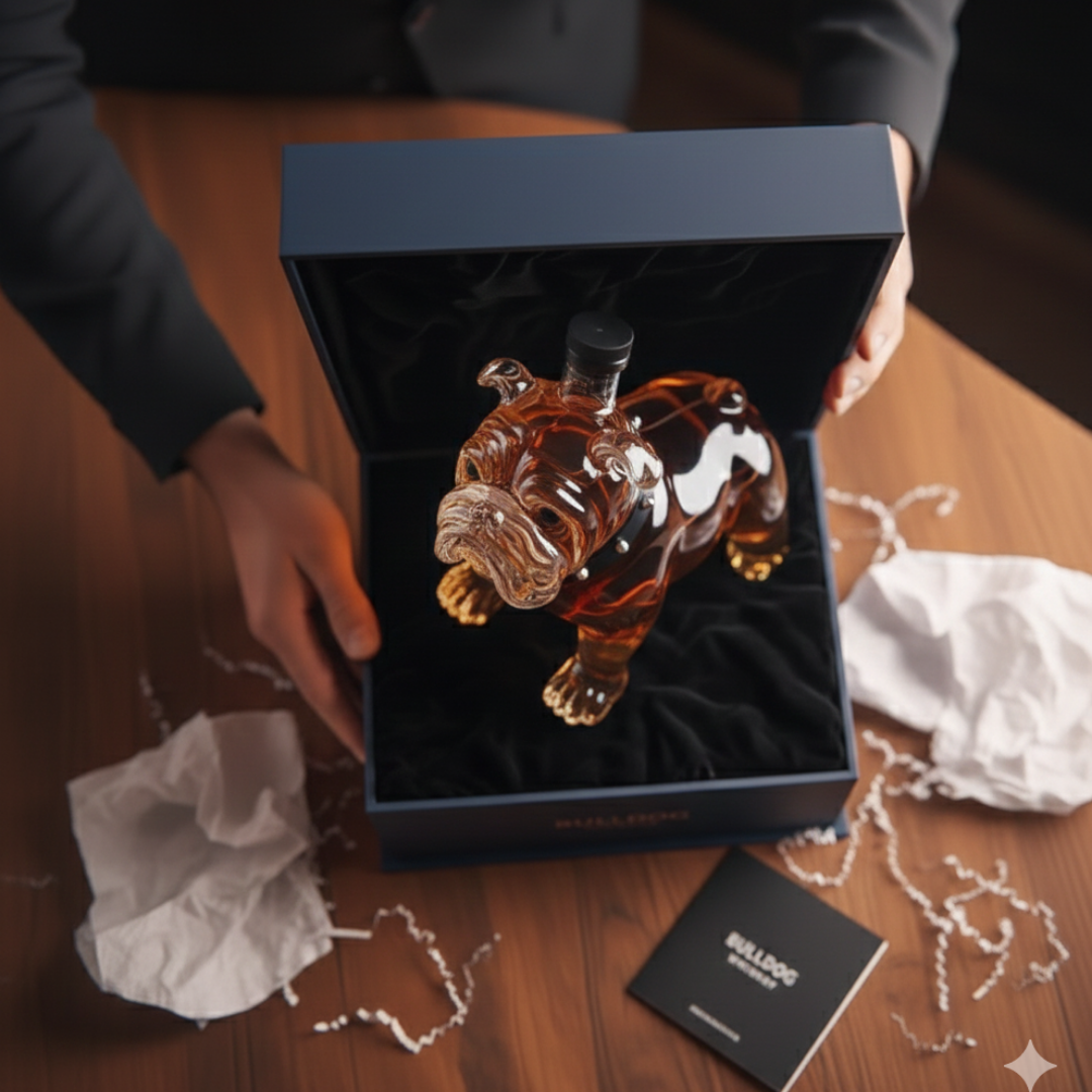 Whisky Bottle - Bulldog Version